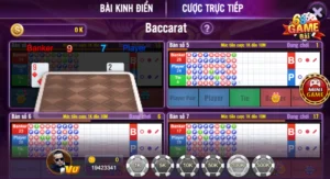 Luật rút bài Baccarat 68GB